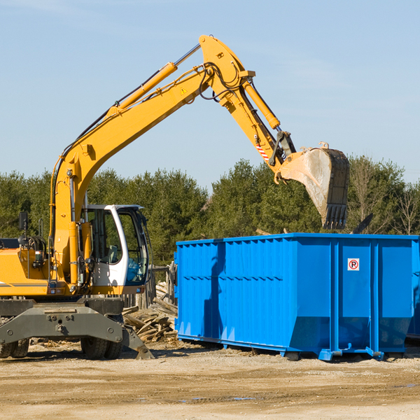 what size residential dumpster rentals are available in Frontier County NE